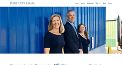 Desktop Screenshot of portcitylegal.com